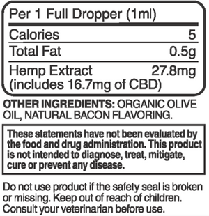 Bacon Flavored CBD Oil for Pets