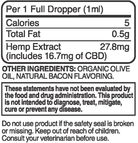 Bacon Flavored CBD Oil for Pets